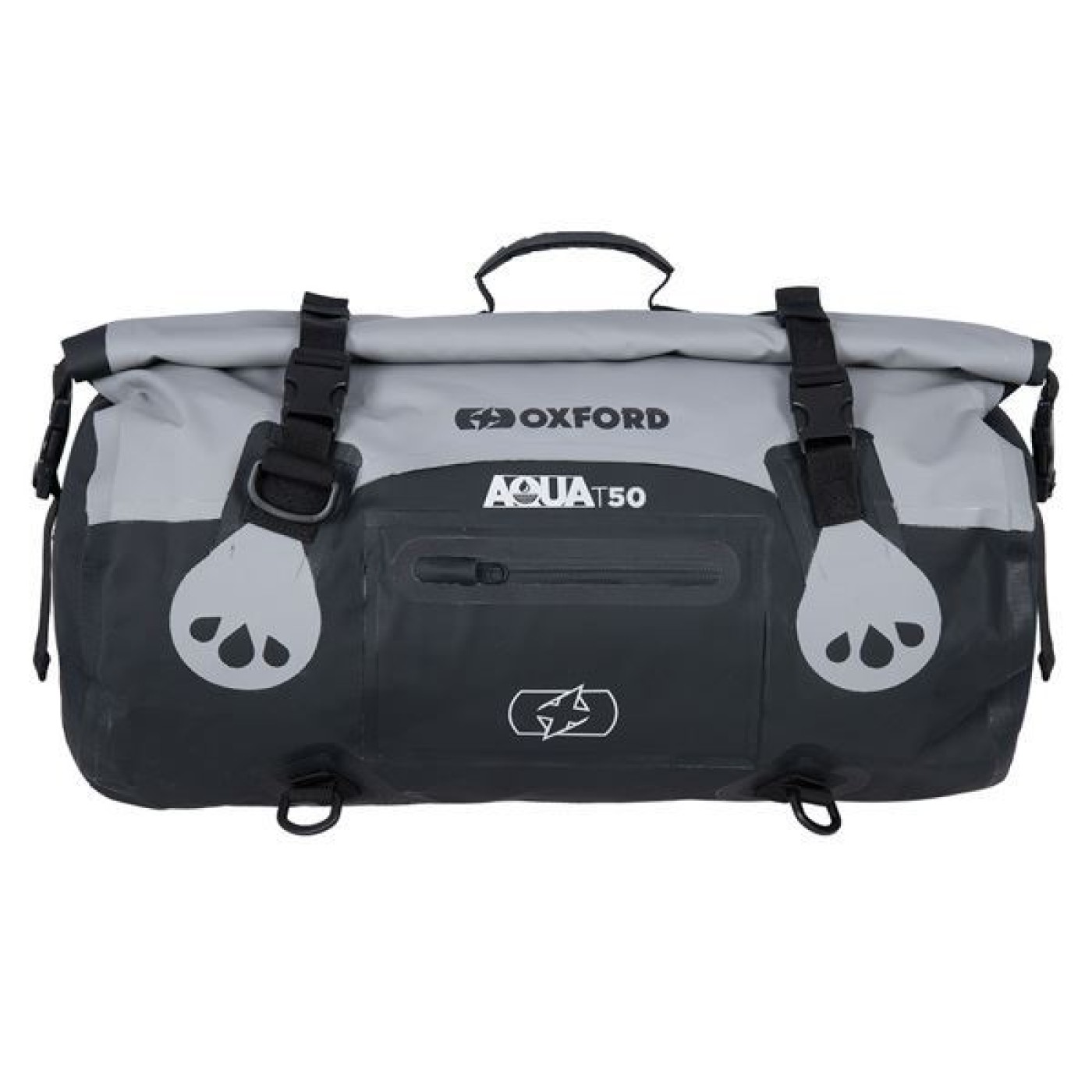 ΤΣΑΝΤΑ Aqua  T-50 ROLL BAG - GREY/BLACK OL482 OXFORD (OL991)