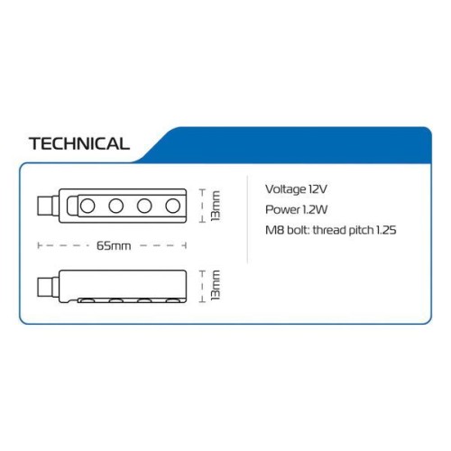 ΦΛΑΣ CELL Indicators (incl. 2 resistors) EL351 OXFORD