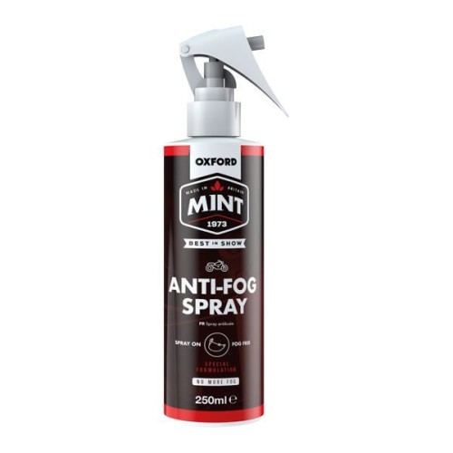 ΣΠΡΕΙ ΑΝΤΙΘΑΜΒΩΤΙΚΟ ΚΡΑΝΟΥΣ Mint Antifog Spray 250ml OC301 OXFORD (12) DG