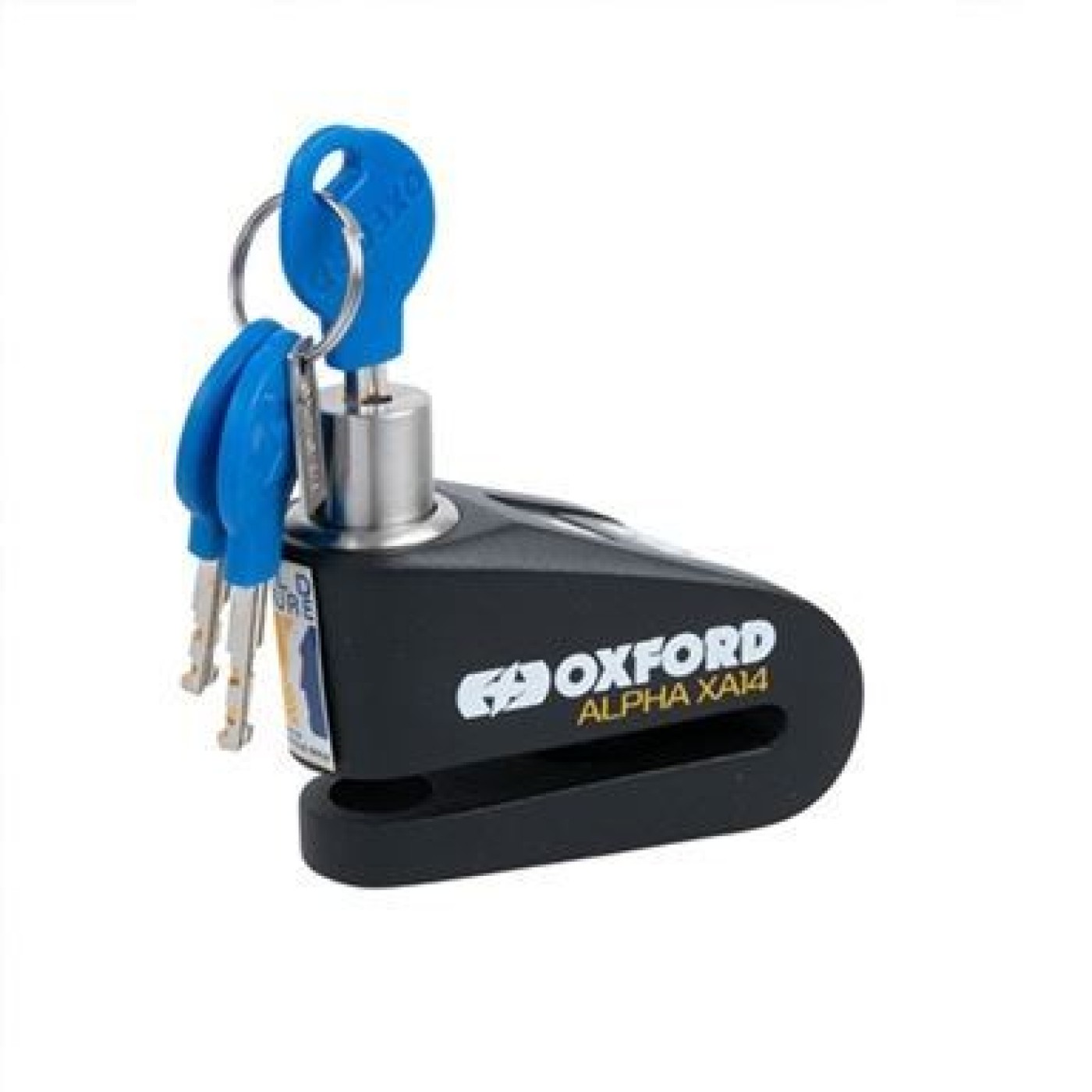 ΚΛΕΙΔΑΡΙΑ ΔΙΣΚ ΜΕ ΣΥΝΑΓΕΡΜΟ Alpha XA14 Alarm Disc Lock Black 14mm LK218 OXFORD (LK278)