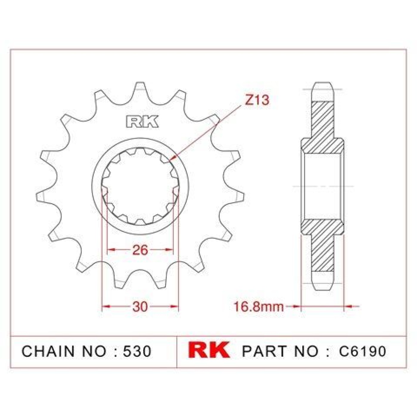ΓΡΑΝΑΖΙ ΕΜΠΡ C6190 16Δ ΜΕ ΛΑΣΤΙΧΟ 333 RK