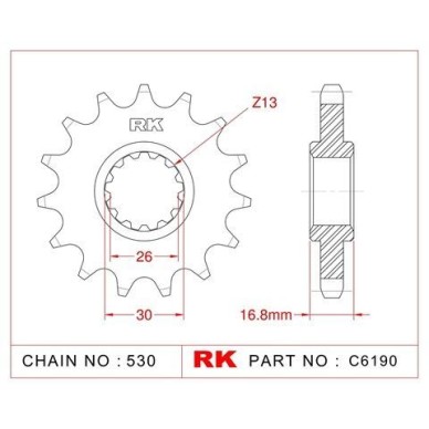 ΓΡΑΝΑΖΙ ΕΜΠΡ C6190 16Δ ΜΕ ΛΑΣΤΙΧΟ 333 RK