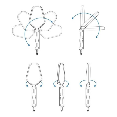 ΚΑΘΡΕΠΤΗΣ Trail Mirror Kit 2pcs OX515 OXFORD