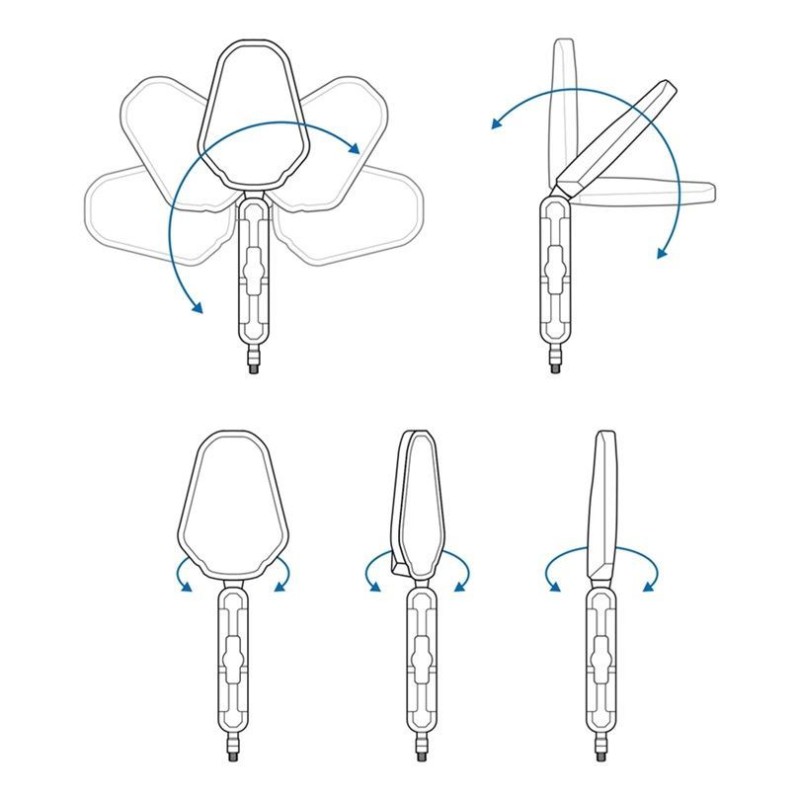 ΚΑΘΡΕΠΤΗΣ Trail Mirror Kit 2pcs OX515 OXFORD