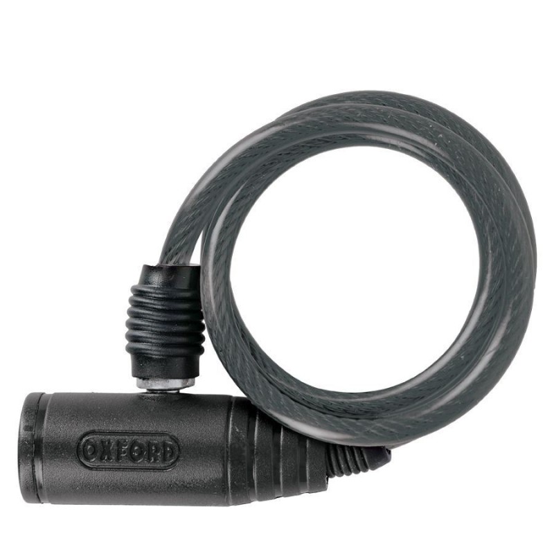 ΚΛΕΙΔΑΡΙΑ ΚΟΥΛΟΥΡΑ Bumper Cable Lock Smoke 6mmx600mm OF02 OXFORD DD