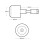 ΑΝΤΙΒΑΡΑ Bar Weights CS255 Carbon steel 255g MAT ΜΑΥΡΟ OX553 OXFORD