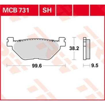 ΤΑΚΑΚΙΑ MCB731SH ΜΕΤΑΛ ΟΠΙ TRW LUCAS ΓΕΡΜΑΝΑ F319/2