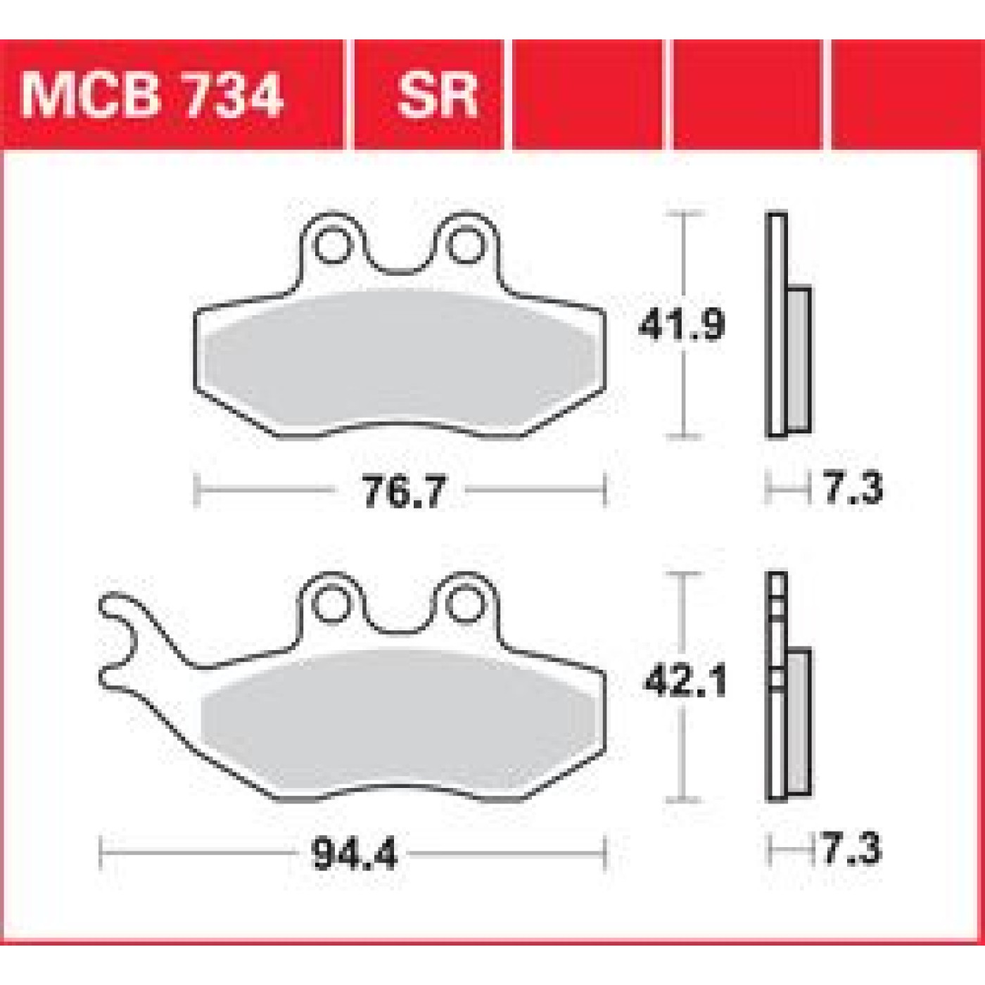 ΤΑΚΑΚΙΑ MCB734 TRW LUCAS ΓΕΡΜΑΝΙΑΣ F194