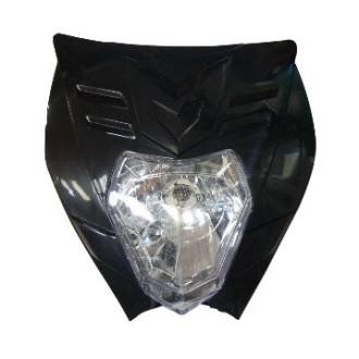 ΜΑΣΚΑ ΦΑΝΟΥ ENDURO YP-00-03 ΜΑΥΡΗ ROC