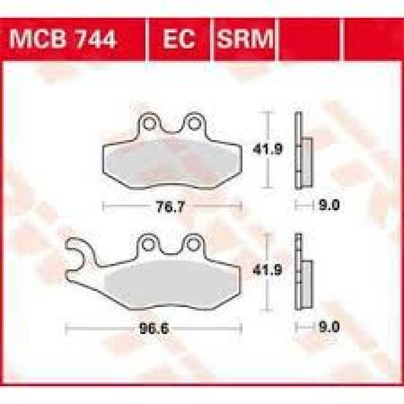 ΤΑΚΑΚΙΑ MCB744SRM TRW LUCAS ΓΕΡΜΑΝΙΑΣ F353