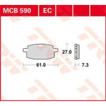 ΤΑΚΑΚΙΑ MCB590EC TRW LUCAS ΓΕΡΜΑΝΙΑΣ F169