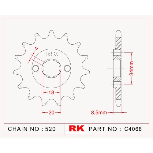 ΓΡΑΝΑΖΙ ΕΜΠΡ C4068 14Δ 270 CM250 CMX250 RK