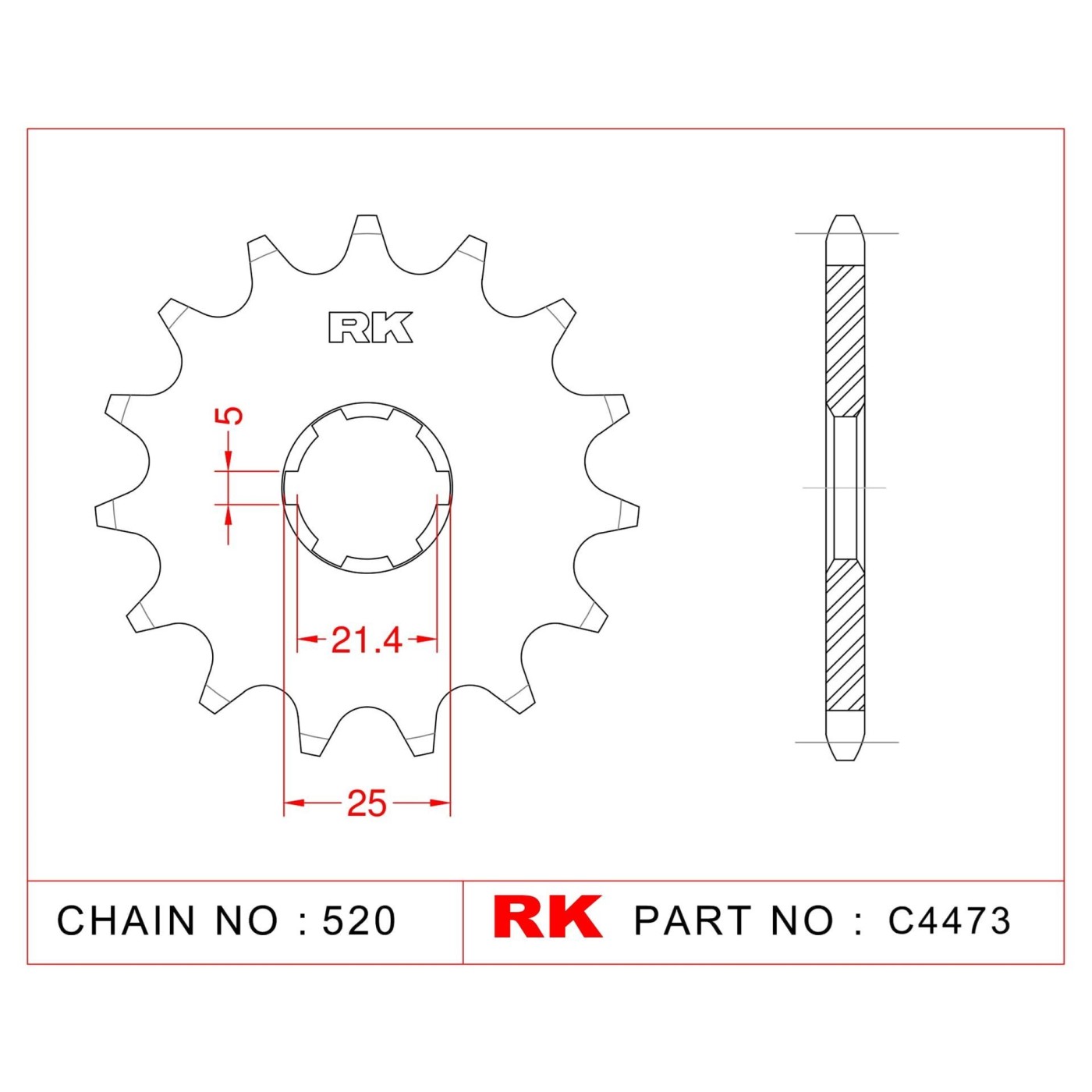 ΓΡΑΝΑΖΙ ΕΜΠΡ C4473 C4018 14Δ RK
