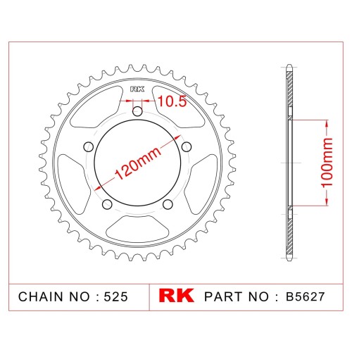 ΓΡΑΝΑΖΙ ΟΠΙΣΘ B5627 40Δ 702 RK