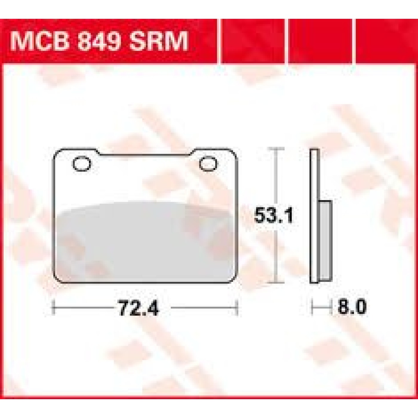 ΤΑΚΑΚΙΑ MCB849SRM TRW LUCAS ΓΕΡΜΑΝΙΑΣ F627