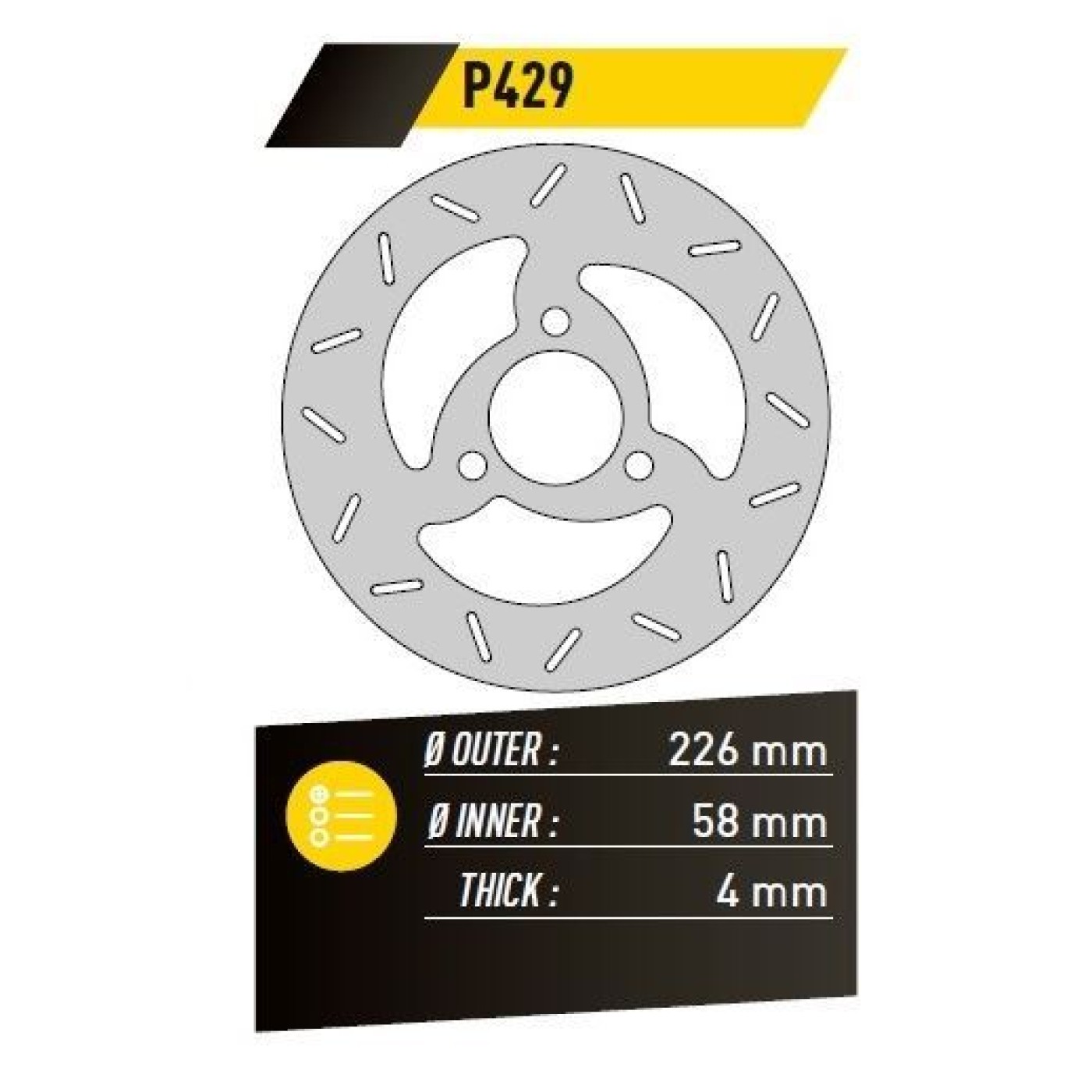 ΔΙΣΚΟΠΛΑΚΑ FE.P429 PEOPLE S 50-125 01-11 ΕΜΠ. 226-58 4 3Τ FE
