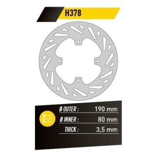 ΔΙΣΚΟΠΛΑΚΑ FE.H378 CRF150 07-16 ΟΠ. 190-80 3.5 4Τ FE