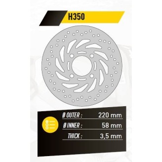 ΔΙΣΚΟΠΛΑΚΑ FE.H350 PCX-125  ΕΜΠ. 220-58 3.5 4Τ FEFE