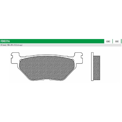 ΤΑΚΑΚΙΑ FD0316BE1 TMAX500 01-03 ΟΠΙΣ NEWFREN F319