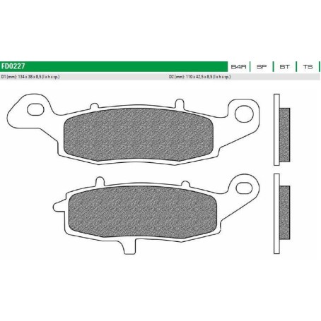ΤΑΚΑΚΙΑ FD0227TS1 ΜΕΤΑΛ DL VSTROM 650 ΕΜΠ RH NEWFREN F231/259