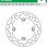 ΔΙΣΚΟΠΛΑΚΑ DF4060A CBR125 CB600 HORNET CBR600 RR ΟΠΙΣΘ 220-125-105 4ΤΡ NEWFREN