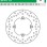 ΔΙΣΚΟΠΛΑΚΑ DF4115A SH125 150 FORZA250 ΕΜΠ 240-125-105 4ΤΡ NEWFREN