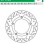 ΔΙΣΚΟΠΛΑΚΑ DF4128A TMAX530 ΟΠΙΣΘ 282-166-134 5ΤΡ NEWFREN