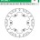 ΔΙΣΚΟΠΛΑΚΑ DF5001A CBR125 CBR600F ΕΜΠ 276-166-144 6ΤΡ NEWFREN
