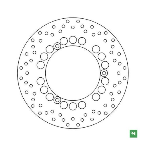 ΔΙΣΚΟΠΛΑΚΑ DF4121A MAJESTY 400 ΟΠΙΣΘ 267-132-150 3ΤΡ NEWFREN