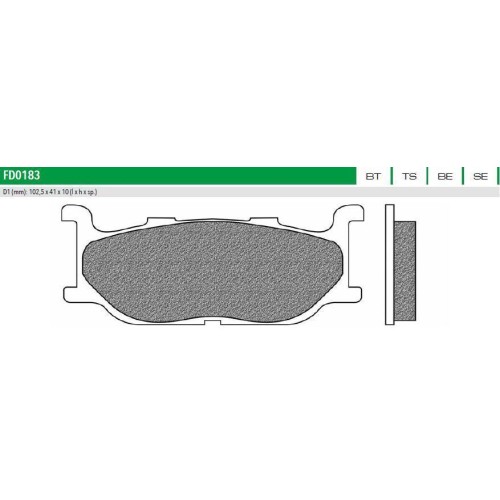 ΤΑΚΑΚΙΑ FD0183BE1 TMAX 500 01-03 ΕΜΠ NEWFREN F179