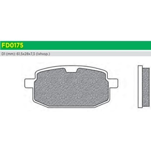 ΤΑΚΑΚΙΑ FD0175BE1 JOG 50 V-CLIC 50 ΕΜΠ NEWFREN F169