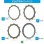 ΔΙΣΚΟΙ ΑΜΠΡΑΓ F1353A BMW R1250 GS R1300 GS  19-24 ΣΕΤ NEWFREN