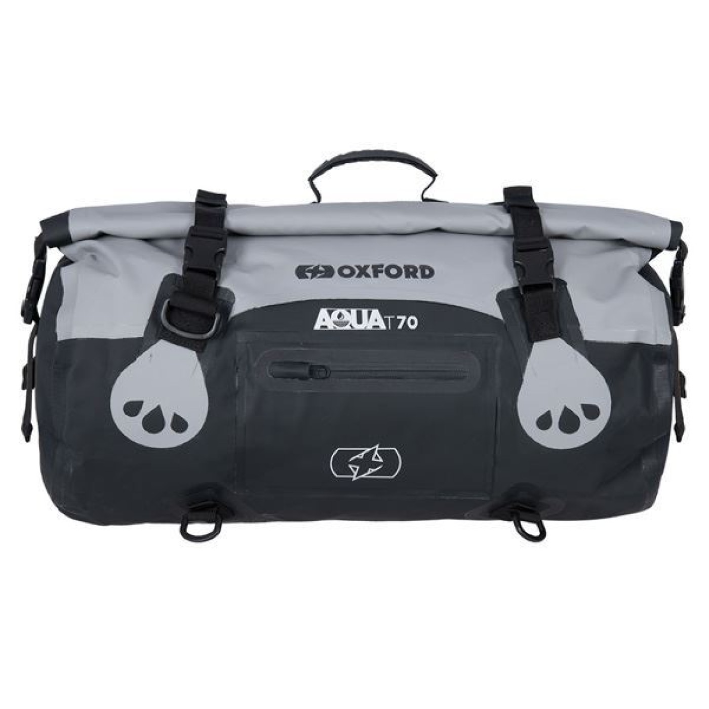 ΤΣΑΝΤΑ Aqua T-70 Roll Bag Grey/Black OL483 OXFORD (OL992)