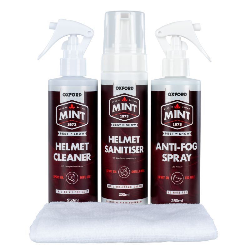 ΚΙΤ ΚΑΘΑΡΙΣΜΟΥ ΚΡΑΝΟΥΣ ΜΕΓΑΛΟ ΜΕ ΠΑΝΙ Mint Helmet Care Kit XL OC504 OXFORD DG