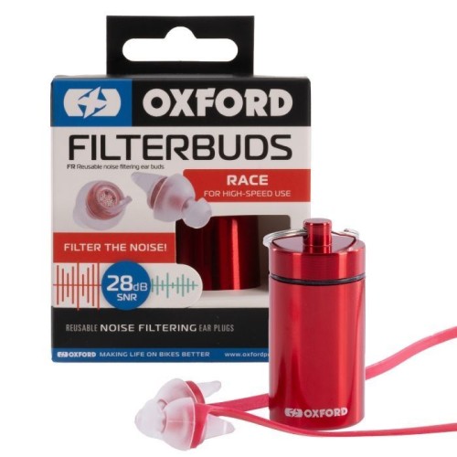 ΩΤΟΑΣΠΙΔΕΣ FilterBuds Race Clear/Red 28dB SNR OX955 OXFORD
