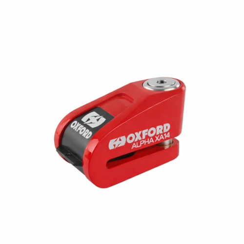 ΚΛΕΙΔΑΡΙΑ ΔΙΣΚ ΜΕ ΣΥΝΑΓΕΡΜΟ ΚΟΚΚΙΝΗ Alpha XA14 Alarm Disc Lock Red 14mm LK913 OXFORD