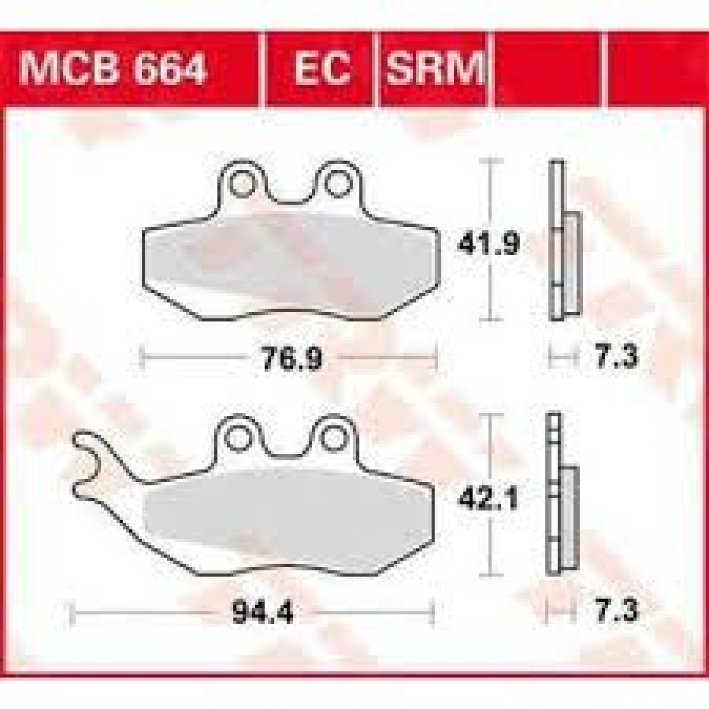 ΤΑΚΑΚΙΑ MCB664SRM TRW LUCAS ΓΕΡΜΑΝΙΑΣ F194