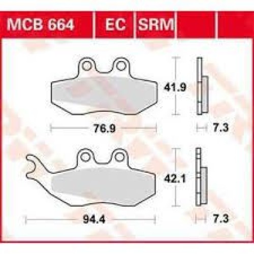 ΤΑΚΑΚΙΑ MCB664SRM TRW LUCAS ΓΕΡΜΑΝΙΑΣ F194