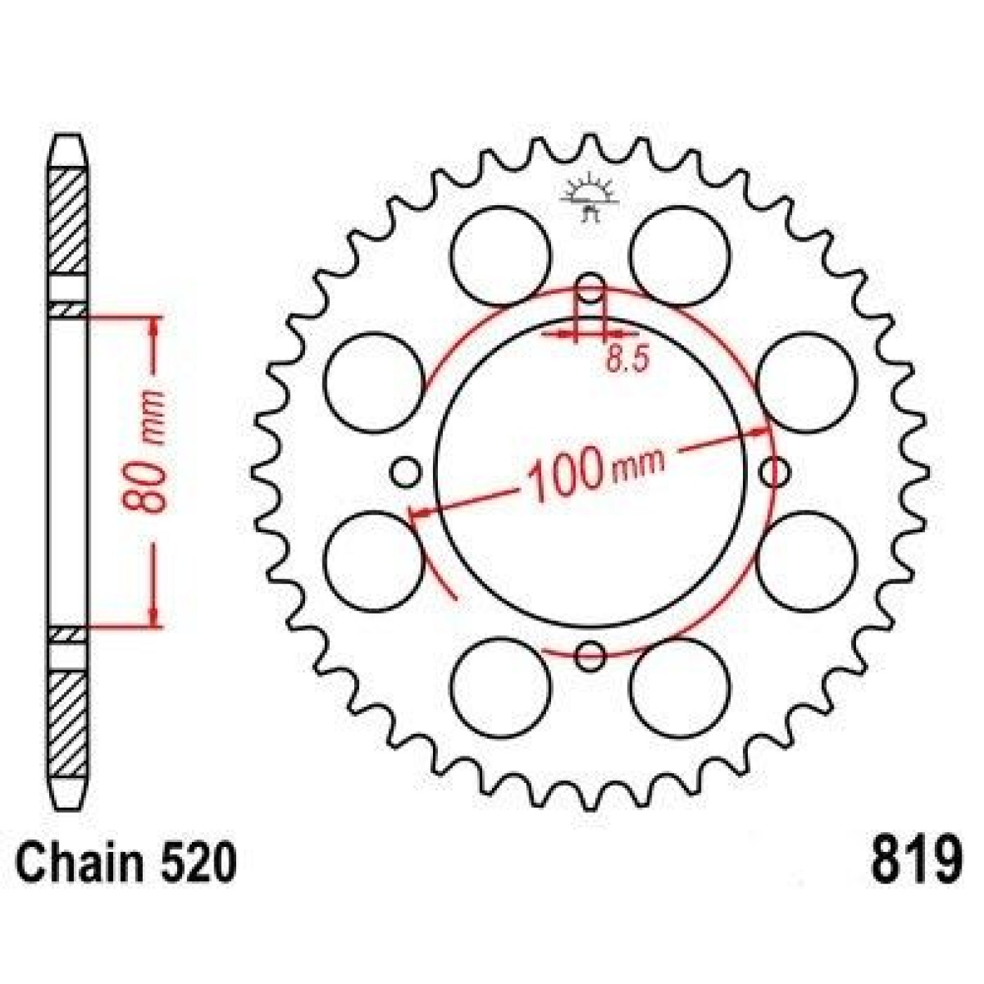 ΓΡΑΝΑΖΙ ΟΠΙΣΘ 819/2 41Δ PREMIUM