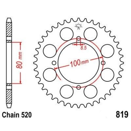 ΓΡΑΝΑΖΙ ΟΠΙΣΘ 819/2 41Δ PREMIUM
