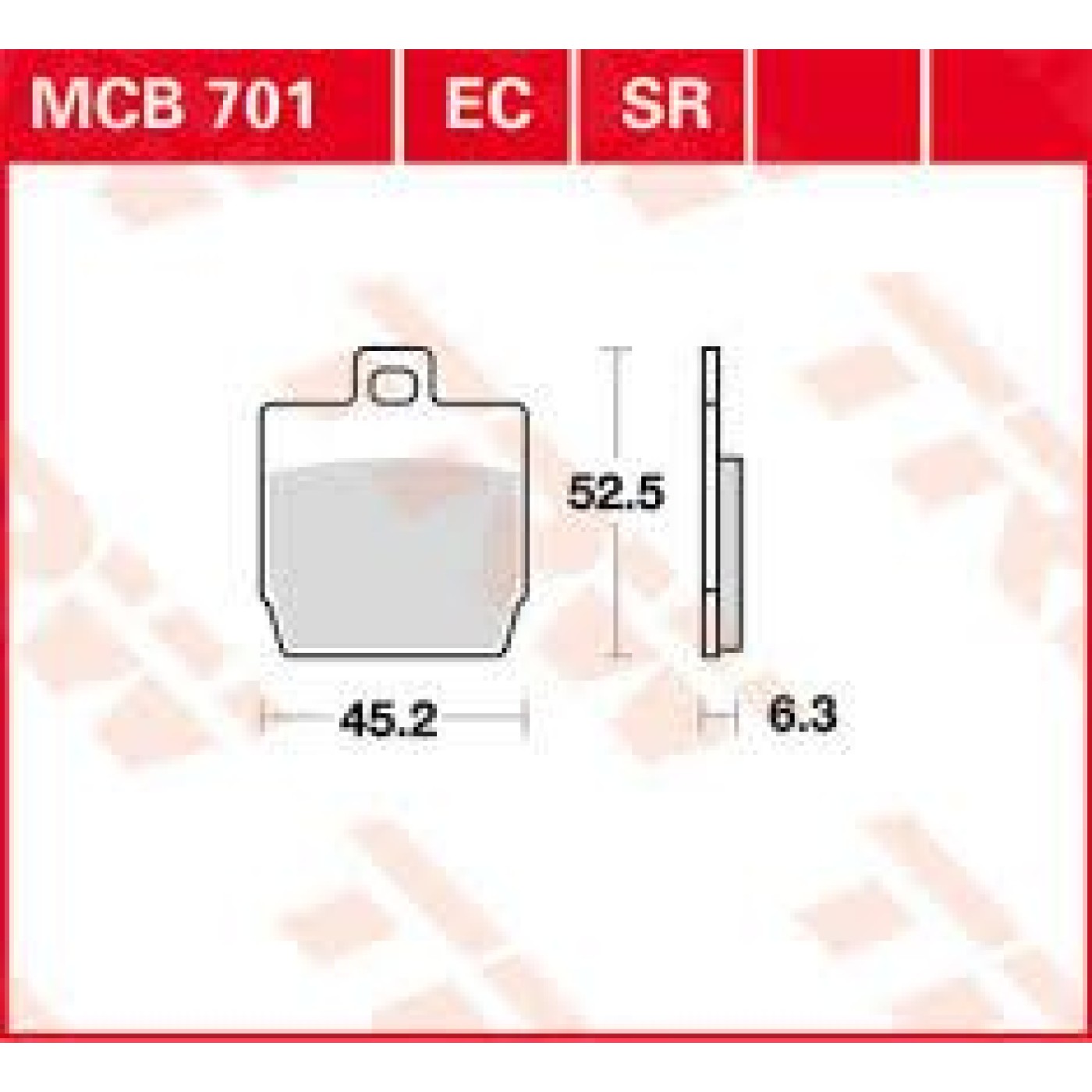 ΤΑΚΑΚΙΑ MCB701SR TRW LUCAS ΓΕΡΜΑΝΙΑΣ F268