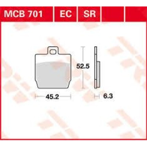 ΤΑΚΑΚΙΑ MCB701SR TRW LUCAS ΓΕΡΜΑΝΙΑΣ F268