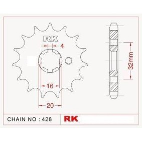 ΓΡΑΝΑΖΙ ΕΜΠΡ CRYPTON X135 14Δ RK ΜΑΛ