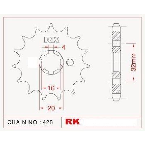 ΓΡΑΝΑΖΙ ΕΜΠΡ CRYPTON X135 14Δ RK ΜΑΛ