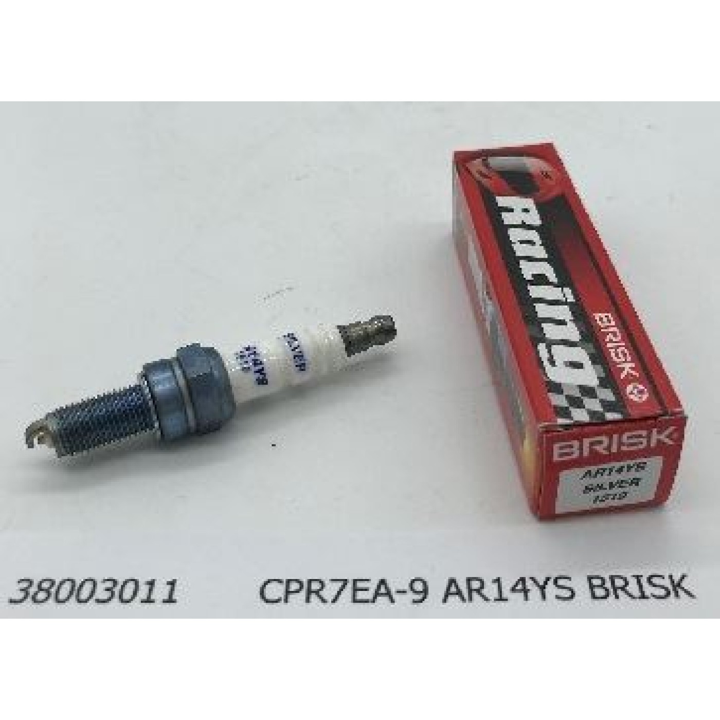 ΜΠΟΥΖΙ CPR7EA-9 AR14YS RACING SILVER BRISK ΤΣΕΧ
