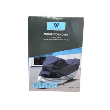 ΚΑΛΥΜΜΑ ΚΟΥΚΟΥΛΑ ΜΟΤΟ XL MC001 170T ΜΠΛΕ ΑΣΗΜΙ WINGER