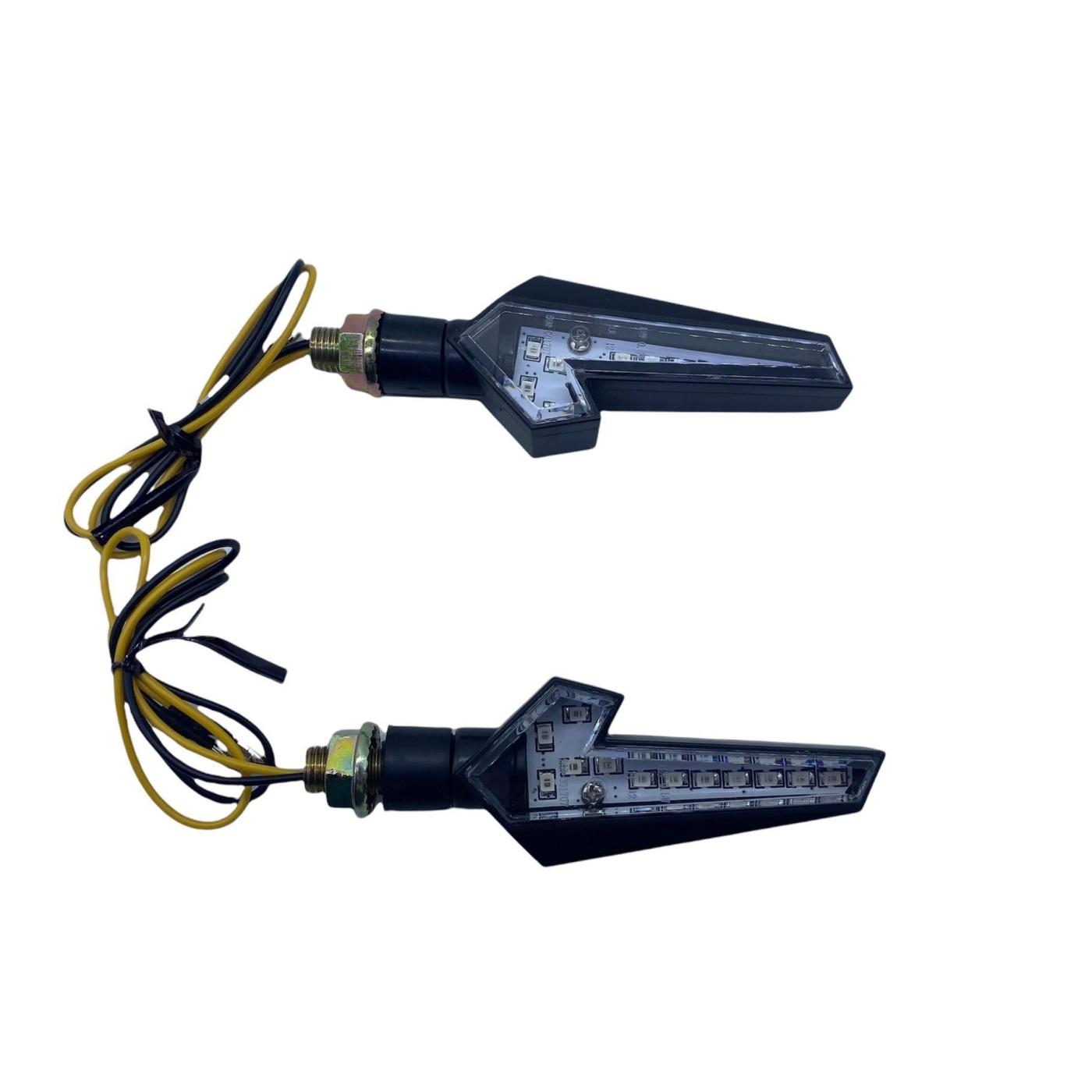 ΦΛΑΣ CH-1047 ΜΙΝΙ SEQUENTIAL LED ΜΑΥΡΟ ΑΣΠΡΟ ΣΕΤ SHARK
