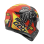 ΚΡΑΝΟΣ ZEUS811 FFACE S ΣΧΕΔΙΟ AL31 ΜΑΤ ΜΑΥΡΟ ΚΟΚΚΙΝΟ FLUO RAIN GOD ZEUS
