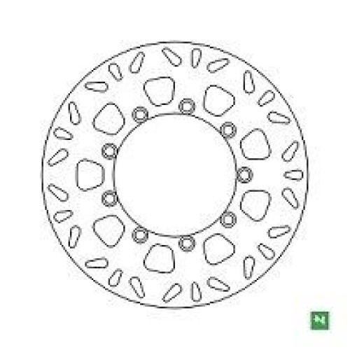 ΔΙΣΚΟΠΛΑΚΑ DF5106A KLR 650 280-146-130 9ΤΡ NEWFREN