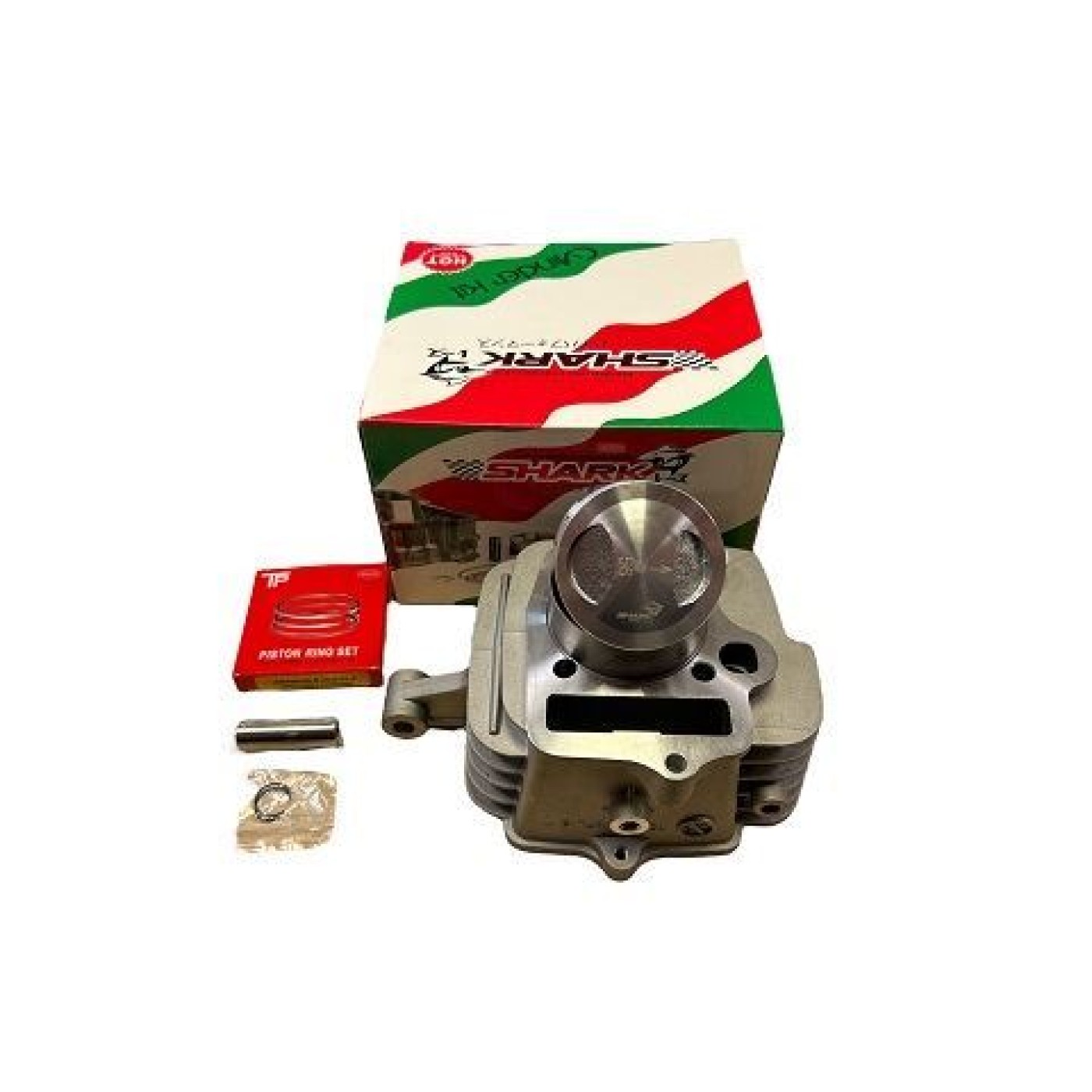 ΚΥΛΙΝΔΡΟΣ ΚΙΤ ΜΟΤΕΡ LIFAN 125 ΑΛΟΥΜ 56MM 13ΠΙΡΟ SHARK ΜΑΛ